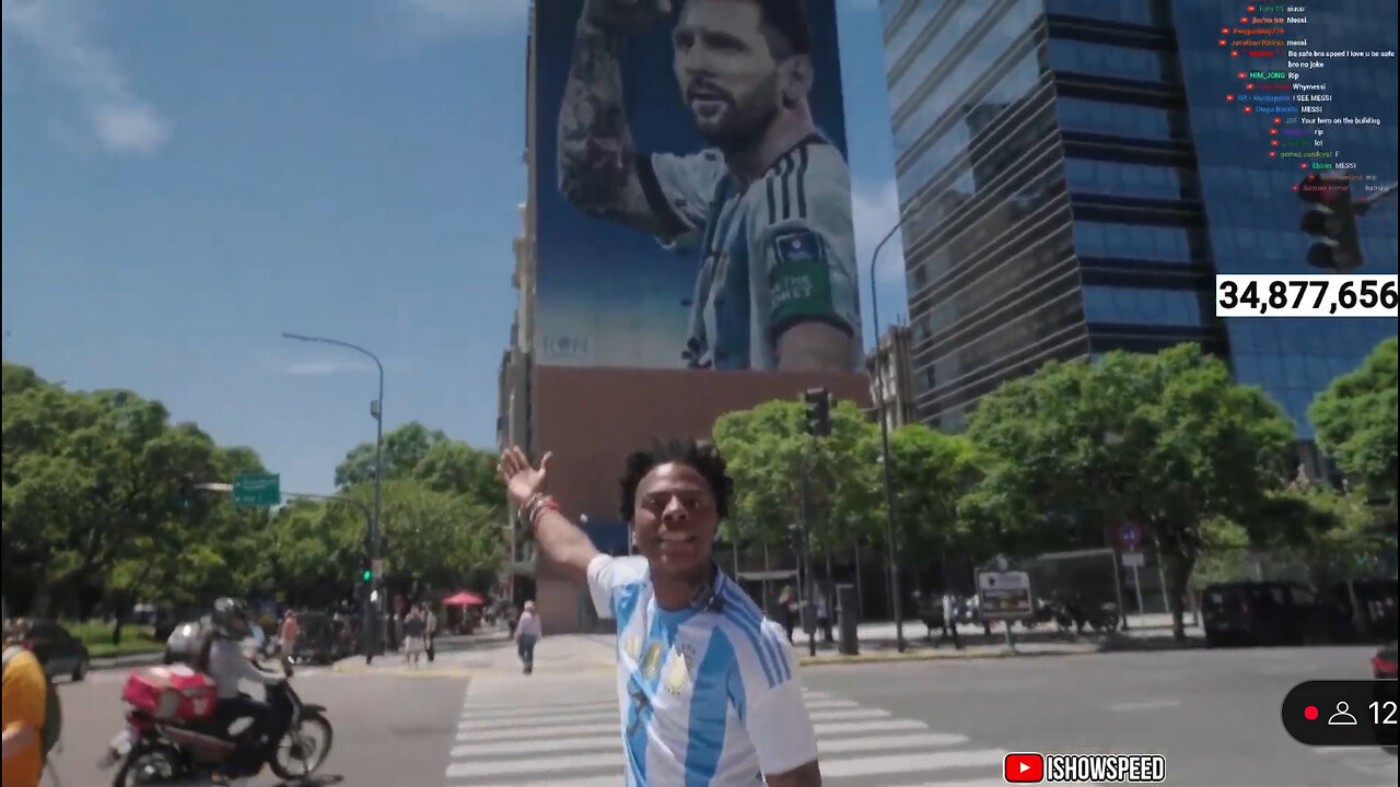 IShowSpeed irl stream in Argentina 🇦🇷 (20th birthday..)
