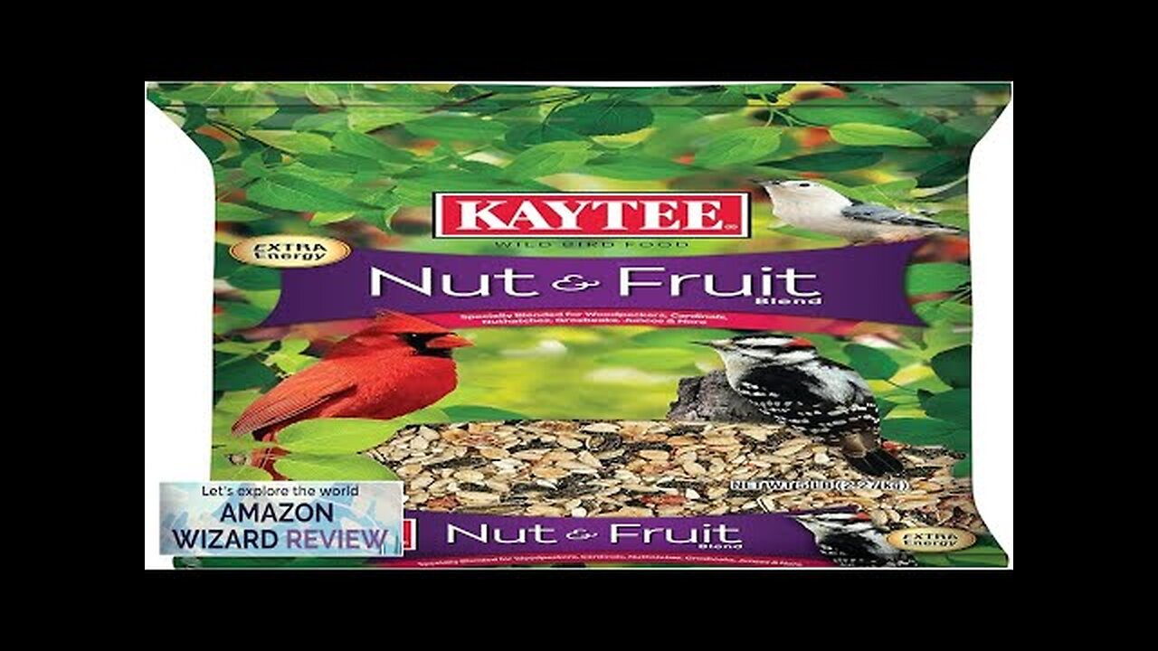 Kaytee Wild Bird Food Nut & Fruit Seed Blend For Cardinals Chickadees Review