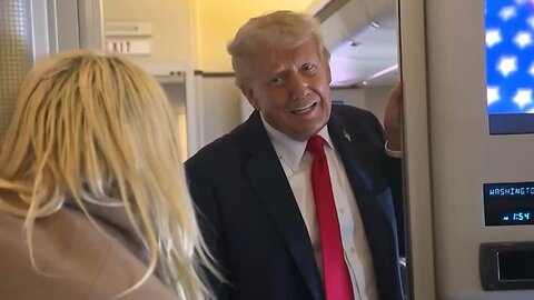 BREAKING NEWS:📣 President Trump’s point of view about Canadian Tariffs on Air Force One.✈️