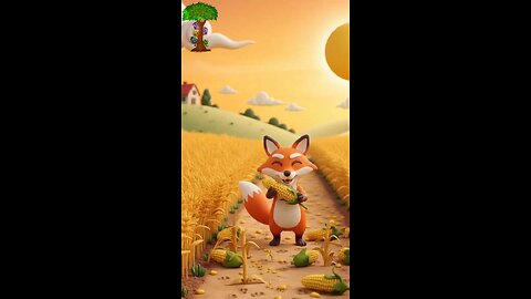 Clever Fox Story Cartoon