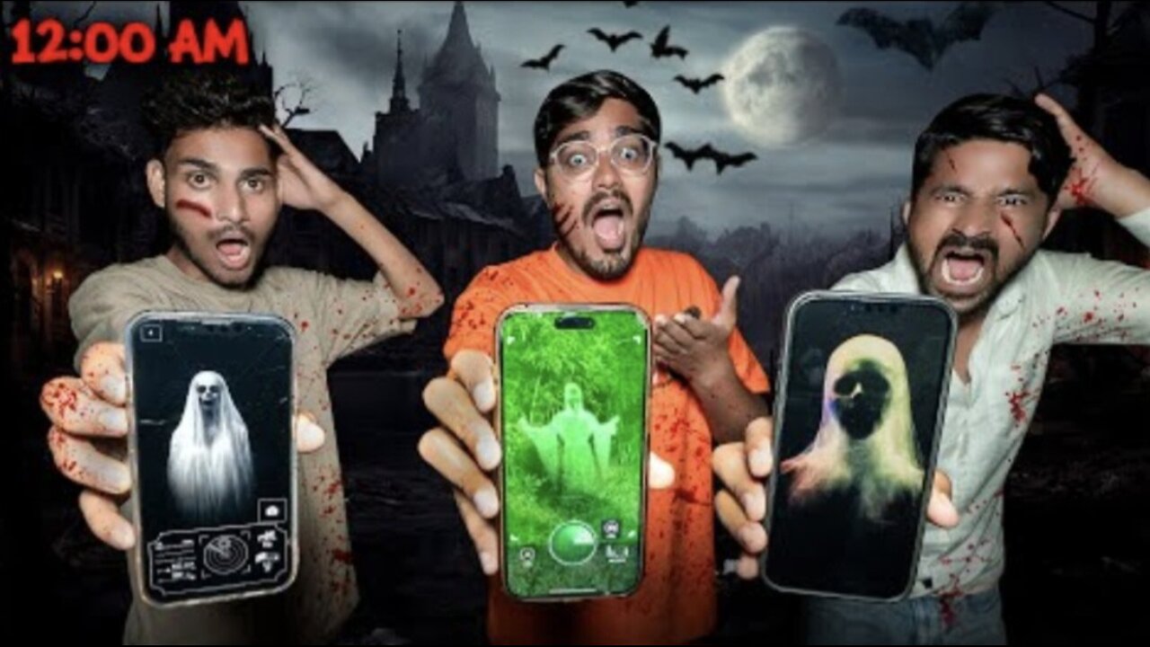 "Crazy XYZ Tried 5 Ghost Hunting Apps At Night"