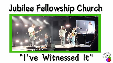❤️Jubilee Fellowship Church - enjoy worship with Lisa Jo, your essential oil girl- I've Witnessed It