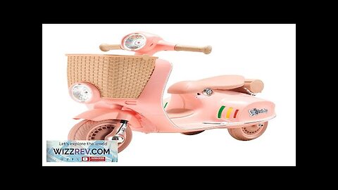 Kids Ride on Motorcycle 6V Electric Motor Trike with LED for Kids Review