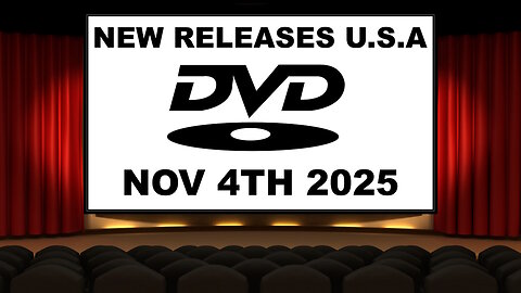 NEW DVD Releases [NOVEMBER 4TH 2025 | U.S.A]