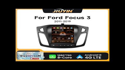 JIUYIN 2 Din 9.7" Android 13 Carplay Car Radio for Ford Focus Review