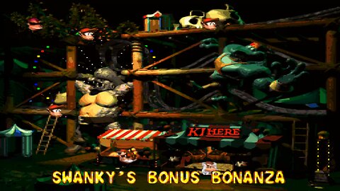 DONKEY KONG COUNTRY 2™ : DIDDY'S KONG QUEST™ / ACT 4. KRAZY KRAEMLAND / A4#. SWANKY'S BONUS BONANZA 4