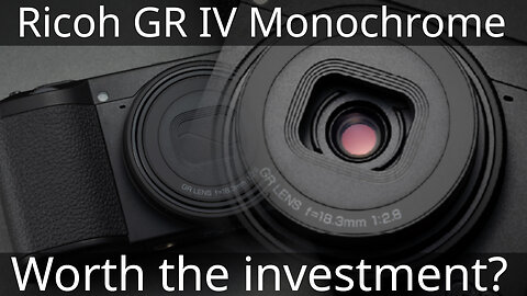 Ricoh GR IV Monochrome: is a monochrome camera worth the investment?