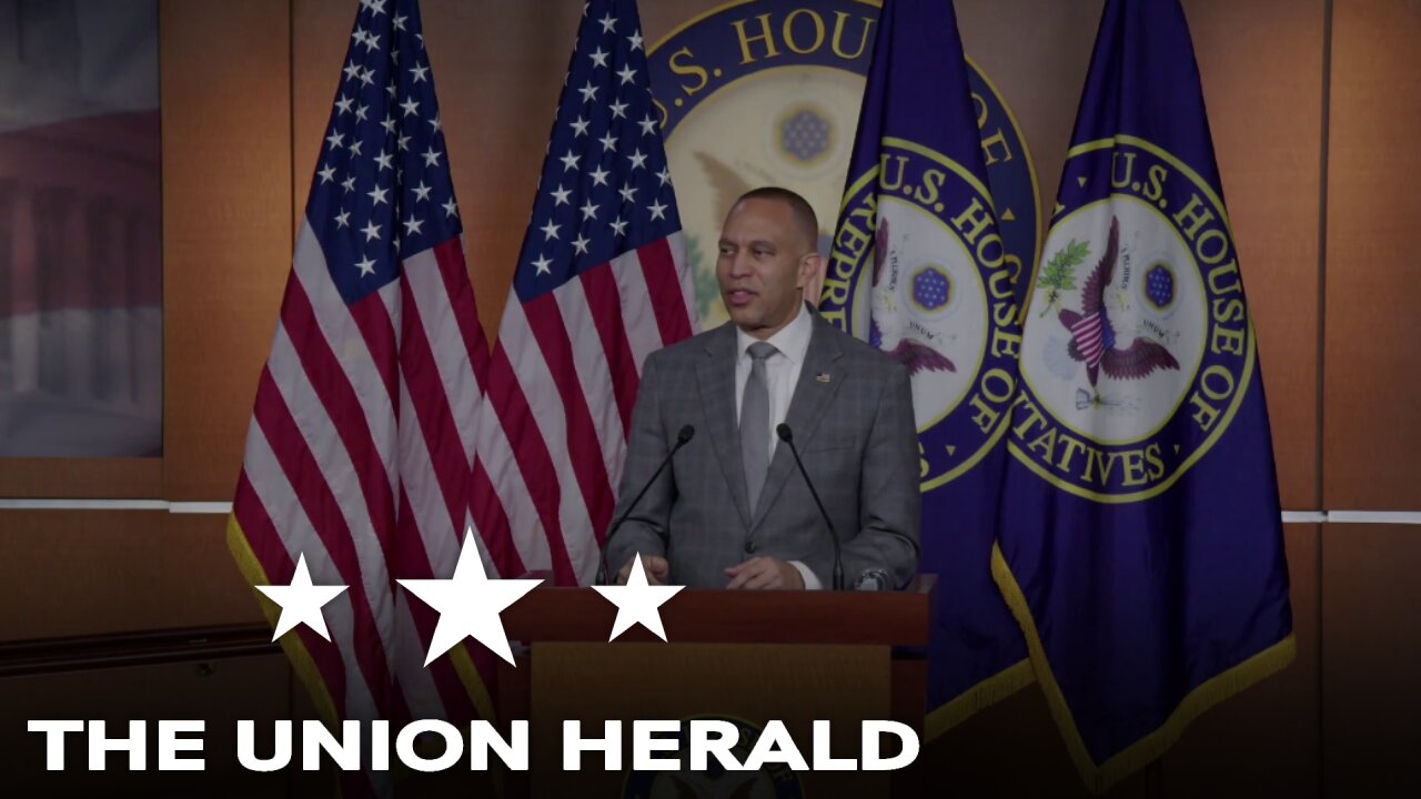 House Democratic Leader Jeffries Holds a Press Conference on the 35th Day of the Government Shutdown