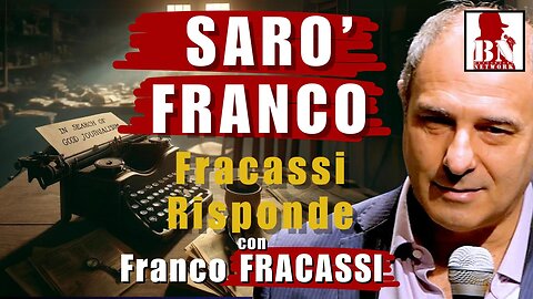 SARÒ FRANCO | Il Punt🔴 di Vista di Franco FRACASSI