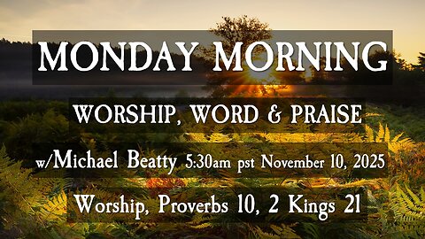 🌤️MONDAY MORNING✝️