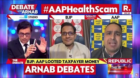 Debate With Arnab_ Did AAP Attempt To Hide Real Truth Of Its Health Care Policies