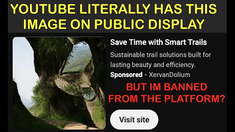 YOUTUBE HYPOCRISY PART XII : SO THE AI YOUTUBE POLICE ARE UNABLE TO SEE THIS IMAGE OR WHAT?