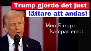 Trump gjorde det just lättare att andas!