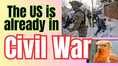 'Civil war' is actually happening over there!