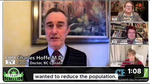 Dr. Charles Hoffe: "I knew they wanted to reduce the population;"