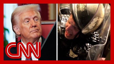 Officer who was brutally attacked responds to Trump's defense of rioters