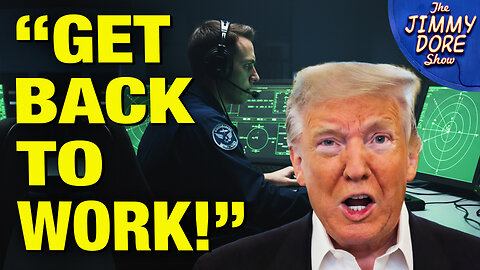 Trump Blames Flight Delays On UNPAID Air Traffic Controllers!