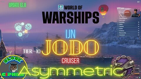 Taking IJN Cruiser Tier-10 YODO to Asymmetric mode | World of Warships