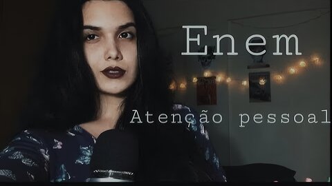 Assista antes de fazer o ENEM ⭐️ || Personal attention, som de chuva (blue yeti)