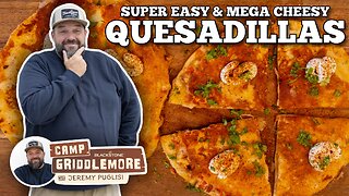 Jeremy's Mega Cheesy Quesadillas on the Blackstone E-Series Griddle