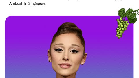 Ariana Grande Makes First Red Carpet Appearance Since Terrifying Fan Ambush In Singapore.