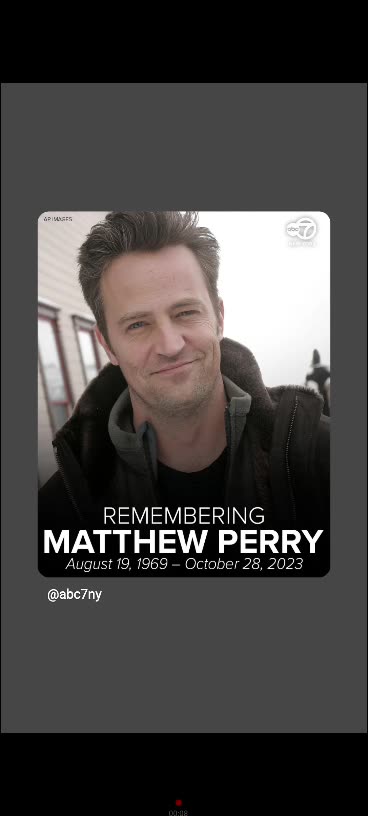 Today we remembered matthew perry 10/31/25