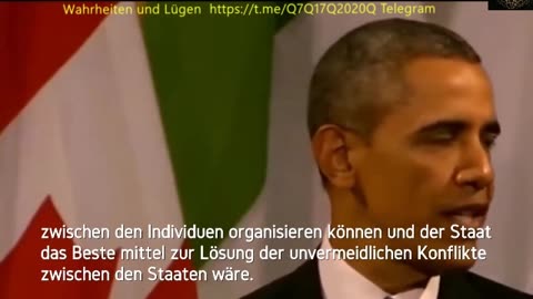 Obama delivers speech at Bilderberg meeting - Obama hält Rede auf einem Bilderbergertreffen