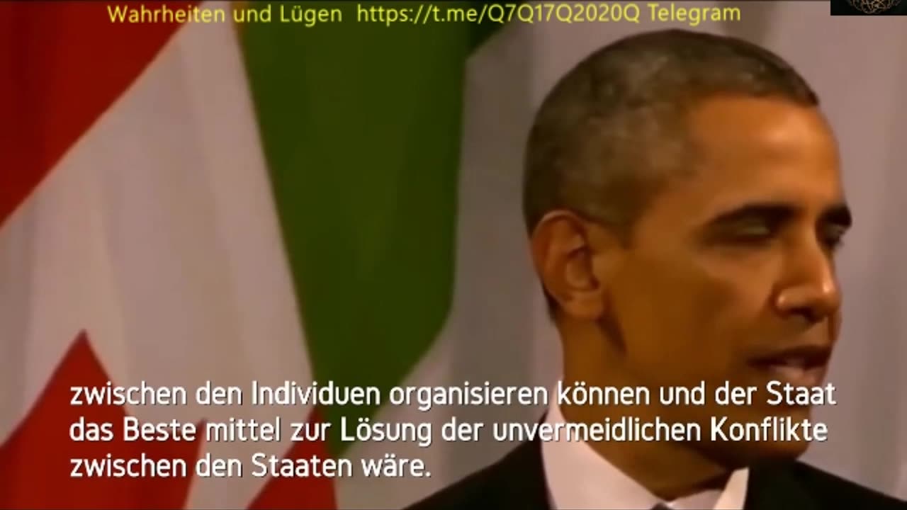 Obama delivers speech at Bilderberg meeting - Obama hält Rede auf einem Bilderbergertreffen