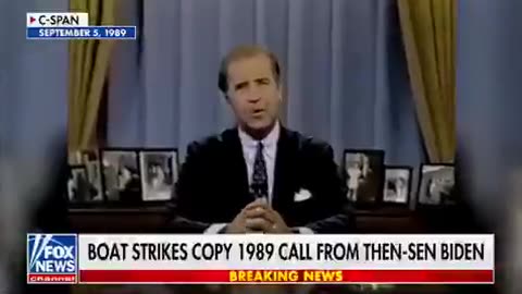🟢 Resurfaced Video of Biden In 1989 Calling For The US To Strike Narco-Terrorist Boats!
