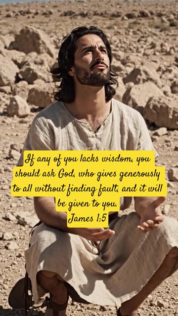 Find Strength and Peace: James 1:5 Scripture Snacks!