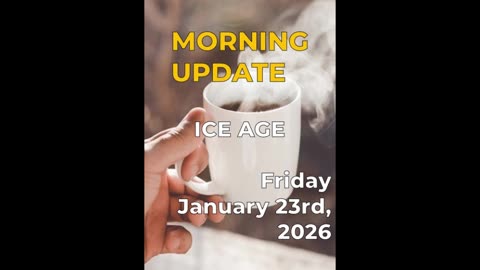 Morning Update: ICE AGE