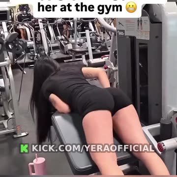 She Catches a Guy Taking Photos of Her at the Gym