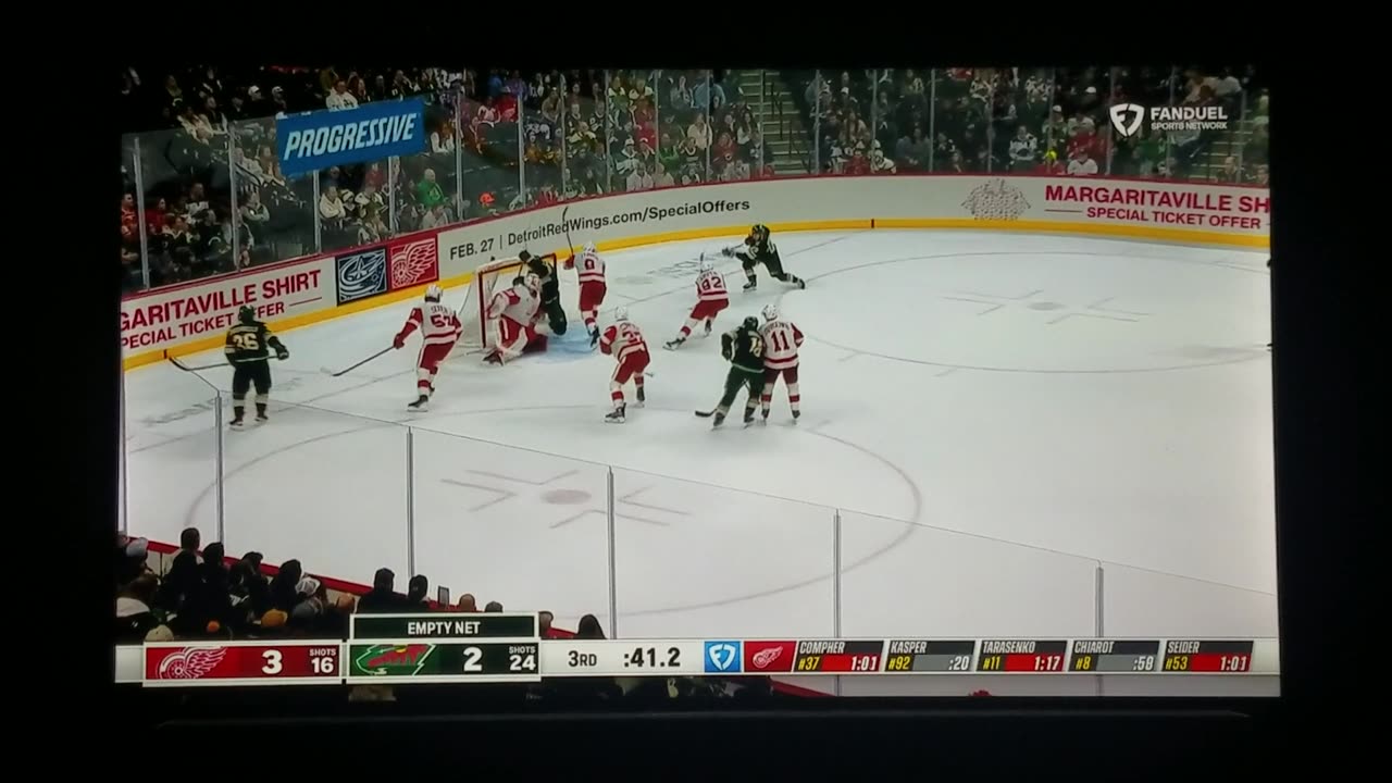 DET vs MIN - Red Wings Win 3-2