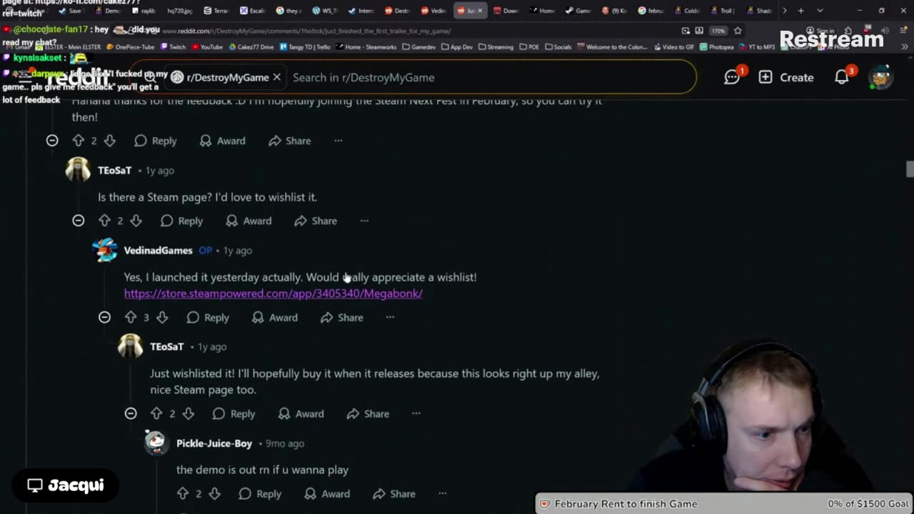 Live with Restream, January 04