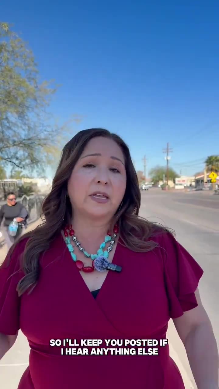 Rep Grijalva claims she “was sprayed in the face by a very aggressive agent”