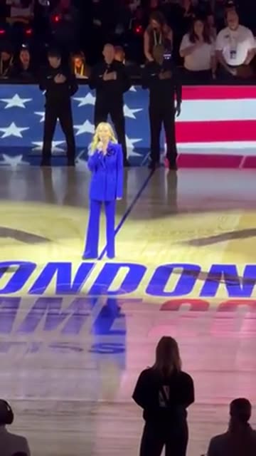 Heckler screams 'leave Greenland alone!' as Vanessa Williams sings US national anthem