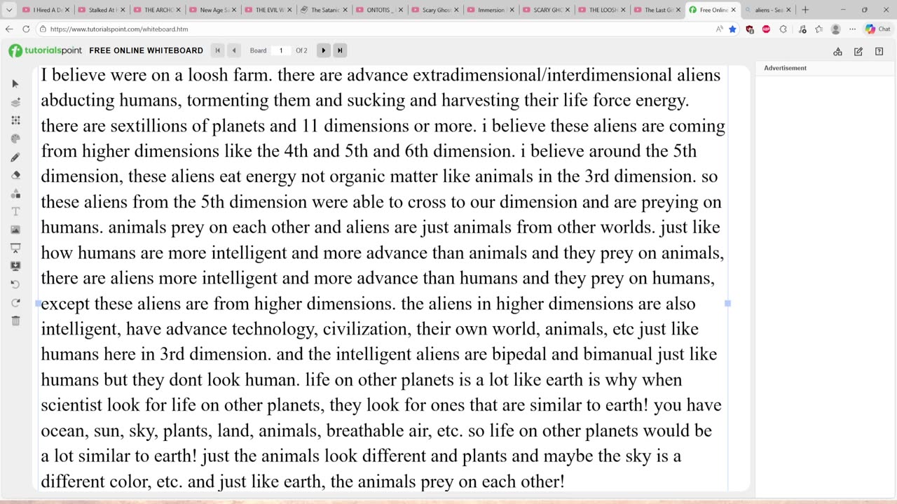 were on a loosh farm!