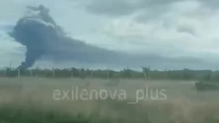 🔥 Feodosiya, the scale of the fire at the oil depot is impressive, the column of