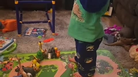 The happiest little chap roman o'c 💙 ❤️ 💕 ♥️ 1st Jan 24