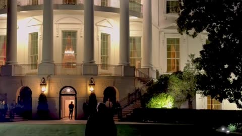 POTUS is back home.