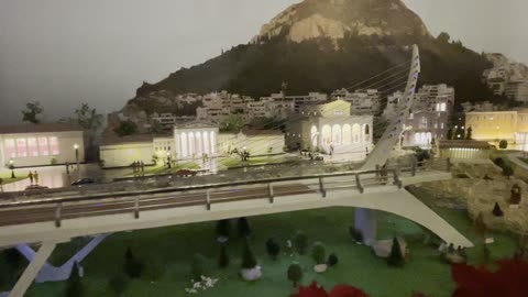 Model of Athens city centre in Catholic cathedral #2