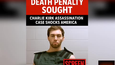 BREAKING NEWS 🚨 Death penalty sought in Charlie Kirk assassination case
