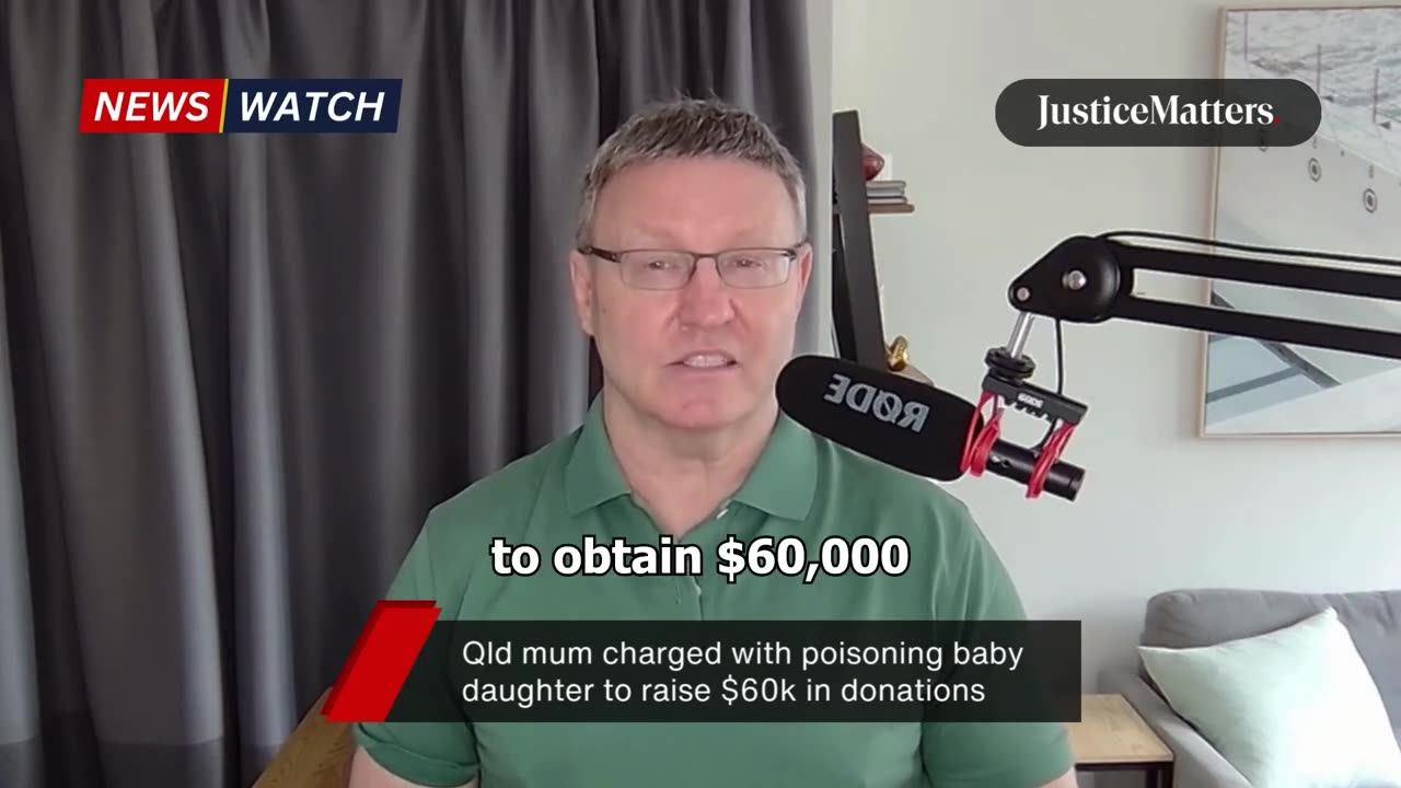 Qld mum charged with poisoning baby daughter to raise $60k in donations. 720.mp4