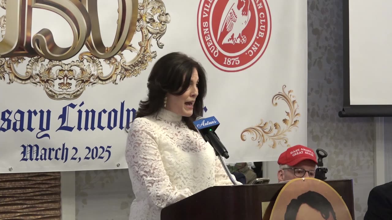 Tiffany Justice Joyful Warrior Awardee Delivers the Lincoln Address