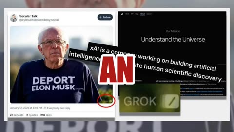 Fact Check: FAKE Photo Shows Bernie Sanders In 'Deport Elon Musk' Shirt -- Grok AI Image