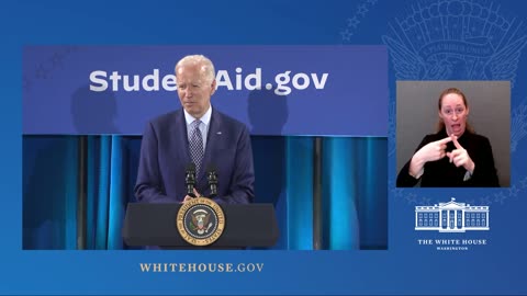 President Biden Delivers Remarks on Student Debt Relief