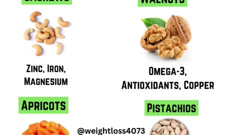 Nuts and dried fruits are very easy delicious ways to to keep you healthy.