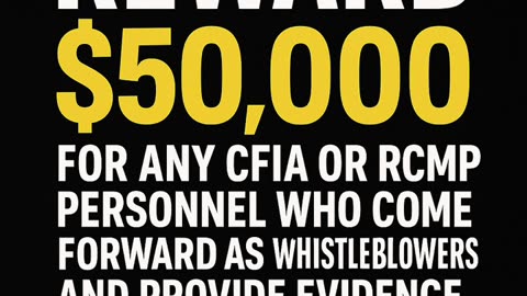 $50,000 Reward: Whistleblowers Wanted in CFIA/RCMP Ostrich Massacre