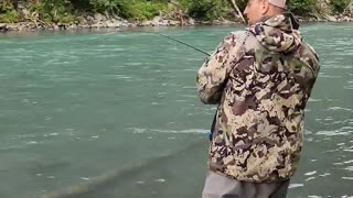 Salmon Fishing Alaskan Rivers