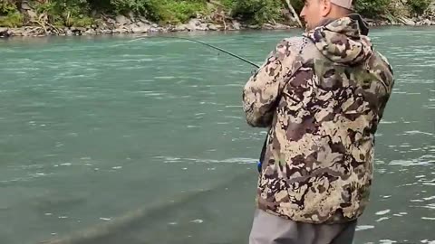 Salmon Fishing Alaskan Rivers